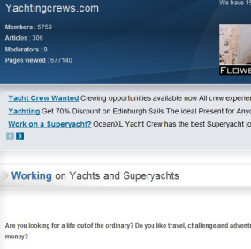 Yachting & Super Yacht Careers